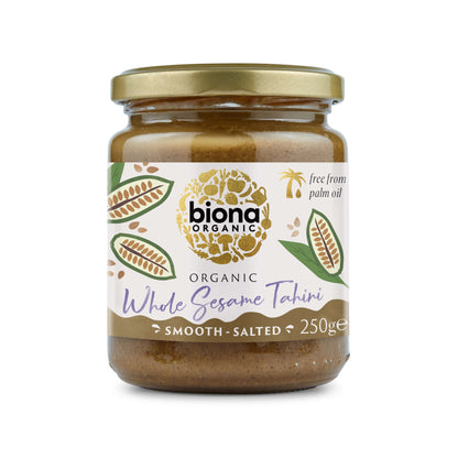 Biona Org Whole Sesame Tahini - Salted - 250g