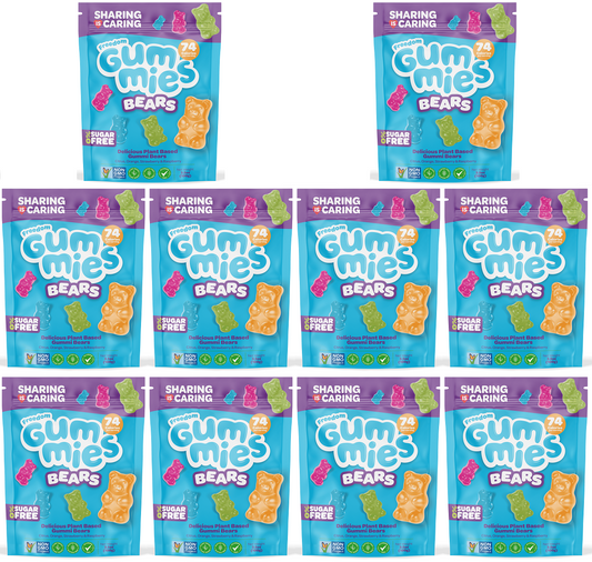10 x Freedom Gummies Bears - 100g