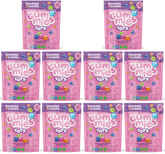 10 x Freedom Gummies Tots - 100g