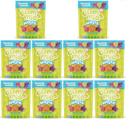 10 x Freedom Gummies Mojis - 100g