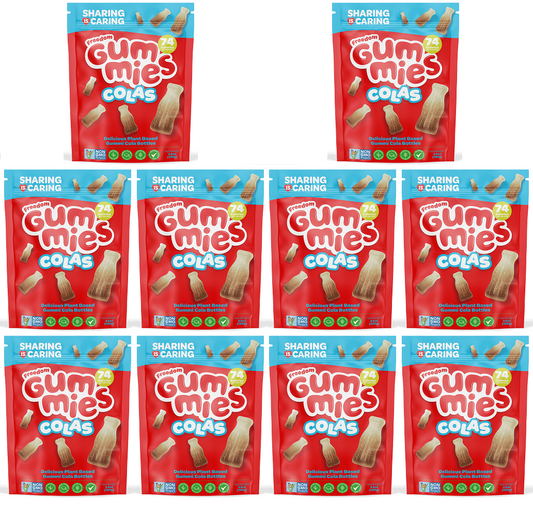 10 x Freedom Gummies Cola - 100g