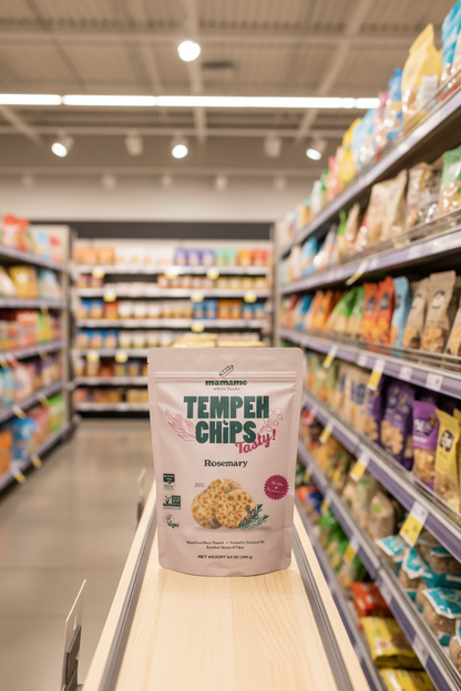 Mamame Tempeh Chips Rosemary - 100g