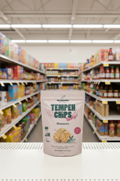 Mamame Tempeh Chips Rosemary - 100g
