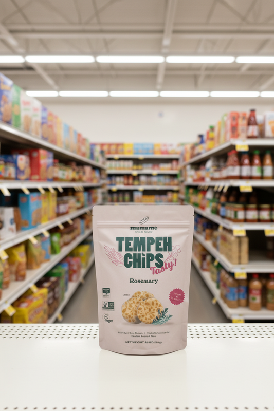 Mamame Tempeh Chips Rosemary - 100g