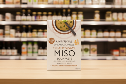 Clearspring Org Jap Sesame Miso Soup Paste Sea Veg - 4x15g