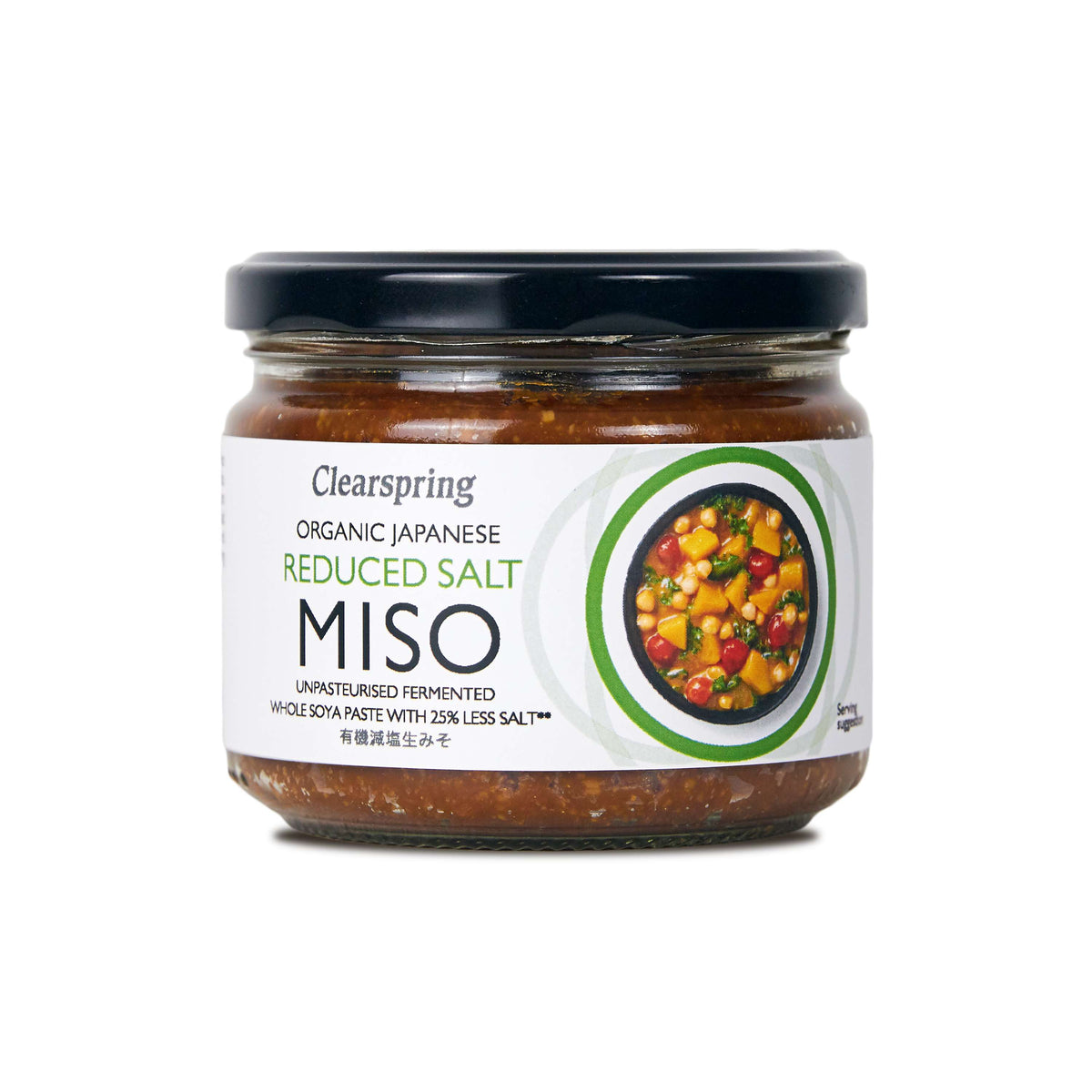 Clearspring Org Jap Reduced Salt Miso Jar (unpast) - 270g