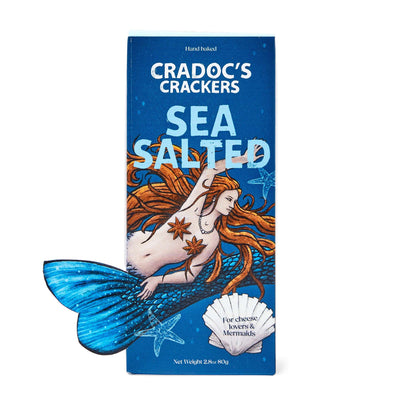 6 x Cradoc's Sea-Salted Crackers - 80g