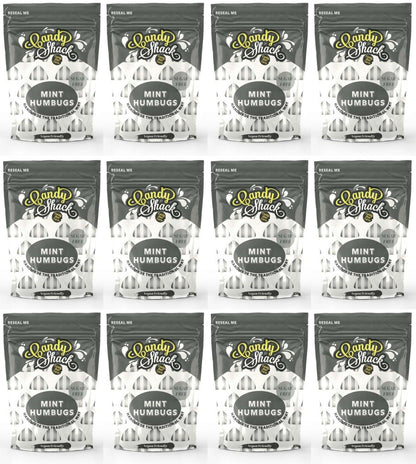 12 x Candyshack Sugar Free Mint Humbugs - 120g