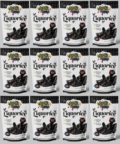 12 x Candyshack Sugar Free Liquorice - 120g