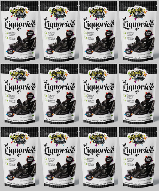 12 x Candyshack Sugar Free Liquorice - 120g