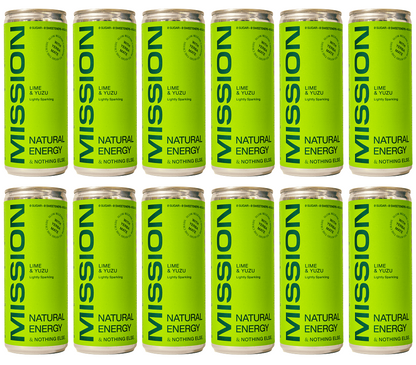12 x Mission Perform Cans Lime - 250ml