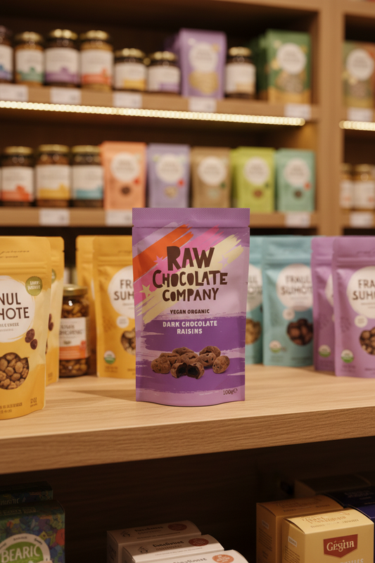 Raw Chocolate Co Choc Raisins - 100g