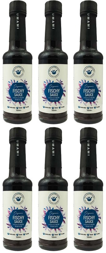 6 x Westcountry Spice Org Vegan Fischy Sauce - 150ml