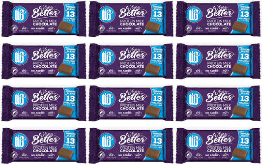 12 x Whey Better Protein Milk Choc Immune Blend - 75g