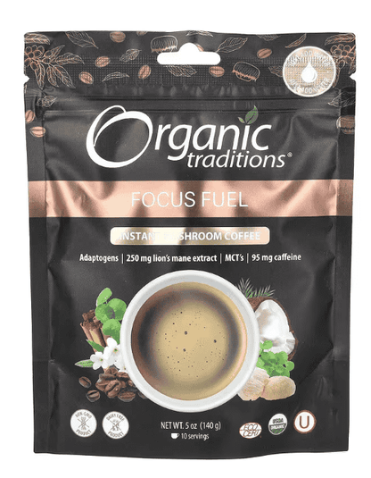 Organic Traditions Org Instant Mushroom Coffee - 140g