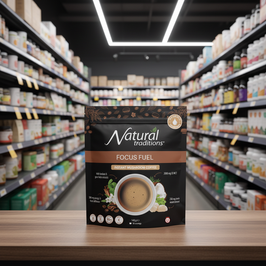 Organic Traditions Instant Mushroom Coffee - 140g
