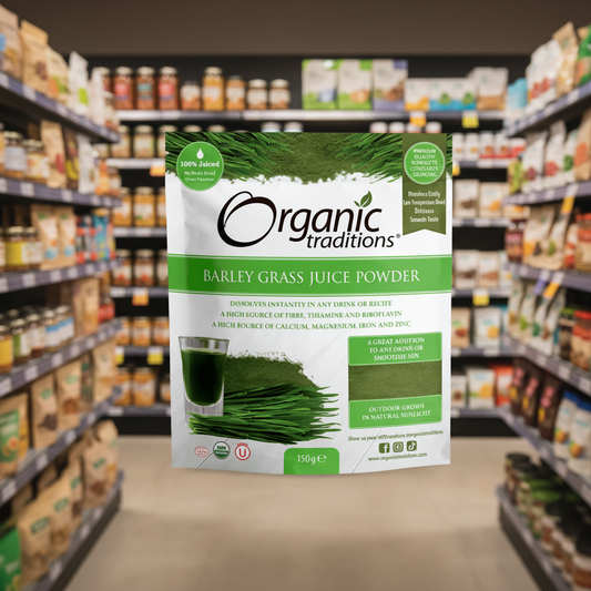Organic Traditions Org Barley Grass Juice Powder - 150g