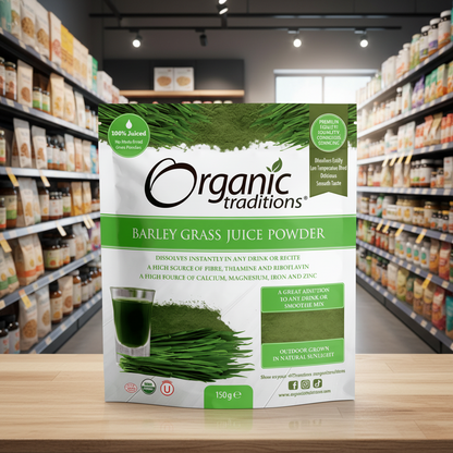 Organic Traditions Org Barley Grass Juice Powder - 150g