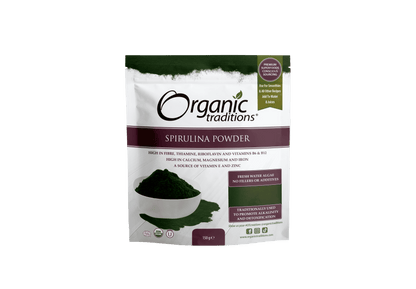 Organic Traditions Org Spirulina Powder - 150g