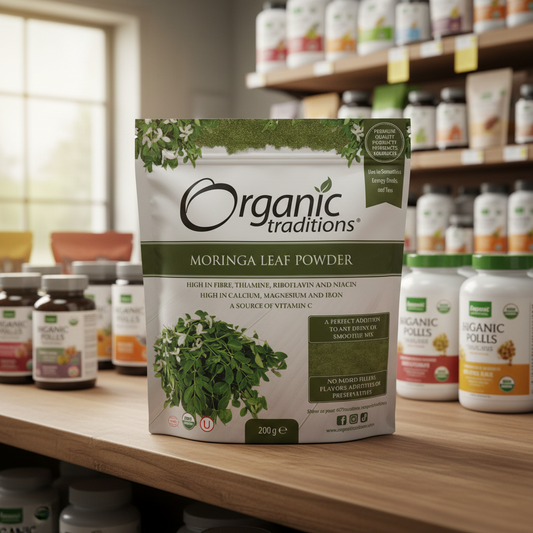 Organic Traditions Org Moringa Leaf Powder - 200g