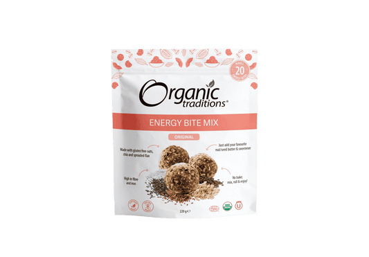 Organic Traditions Org Energy Bite Mix - 220g