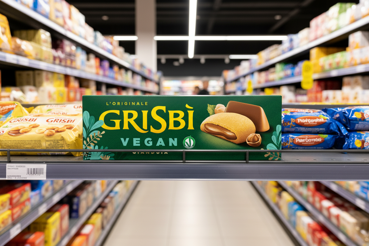 12 x Vicenzi Grisbi Vegan Gianduia - 135g
