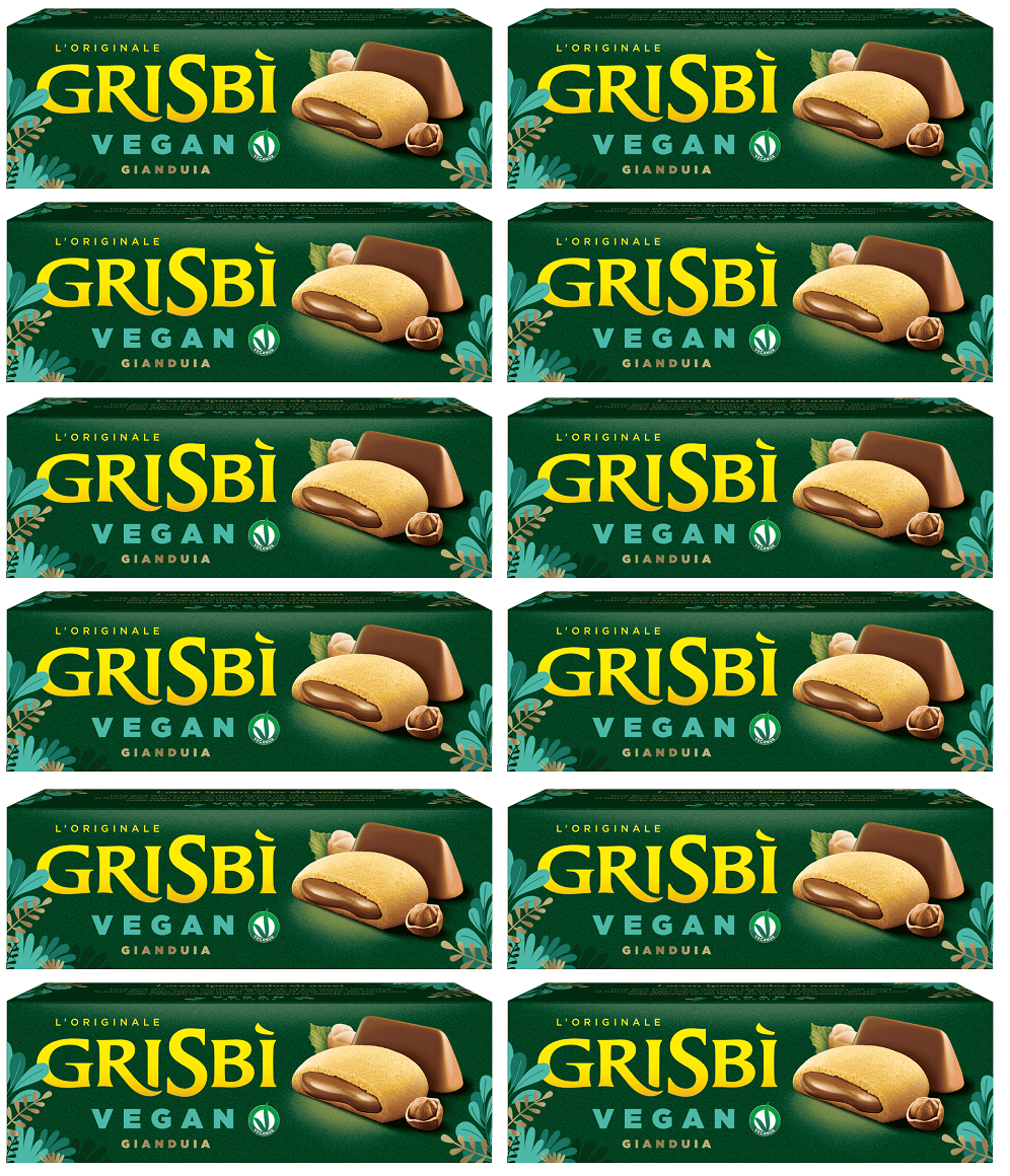 12 x Vicenzi Grisbi Vegan Gianduia - 135g