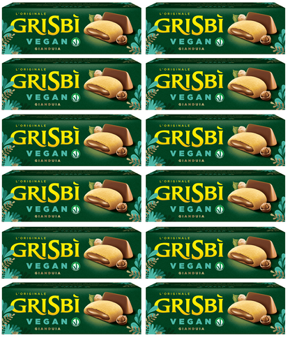 12 x Vicenzi Grisbi Vegan Gianduia - 135g