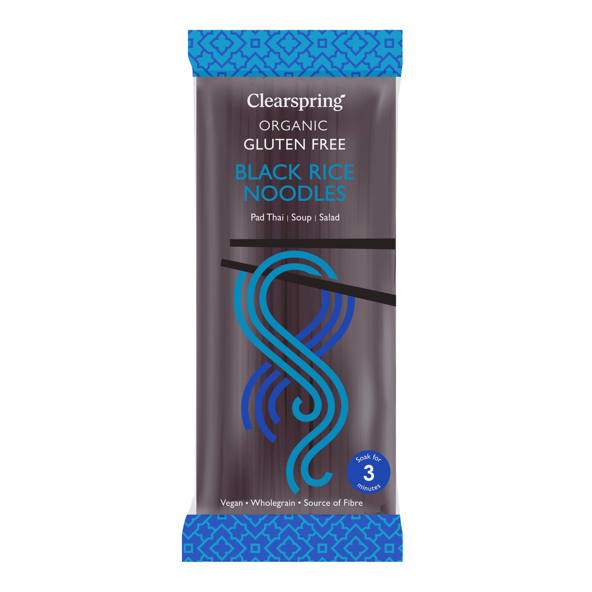 Clearspring Org Gluten Free Black Rice Noodles - 200g