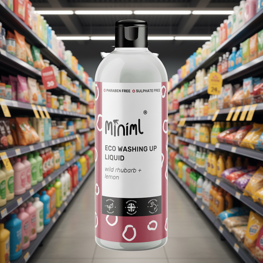 Miniml Washing Up Liquid Rhubarb Lemon - 500ml