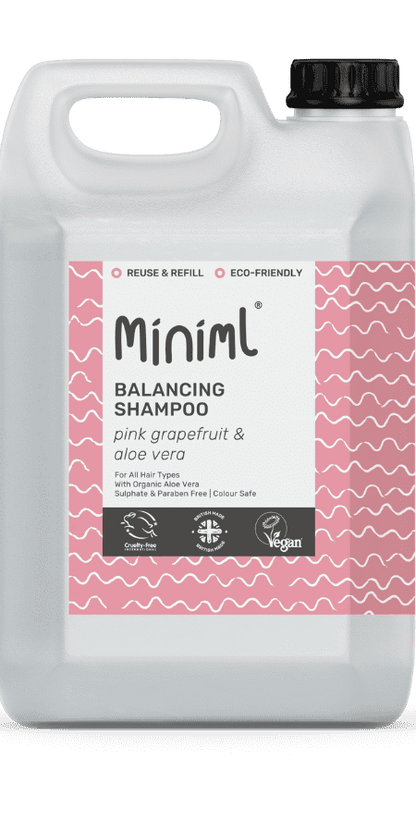 Miniml Shampoo Pink Grapefruit & Aloe Vera - 5ltr