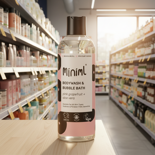 Miniml Bodywash Grapefruit & Aloe Vera - 500ltr