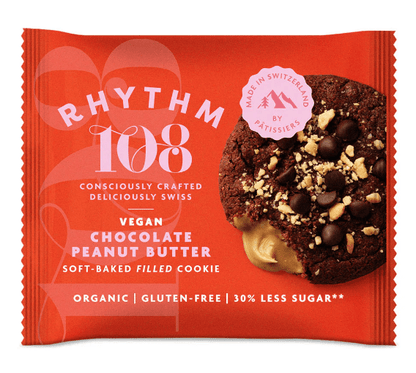12 x Rhythm 108 Choc Peanut Butter Cookie  - 50g