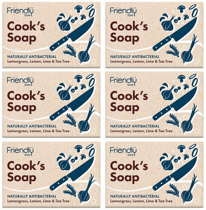 6 x Friendly Soap Cook's Soap - 95g