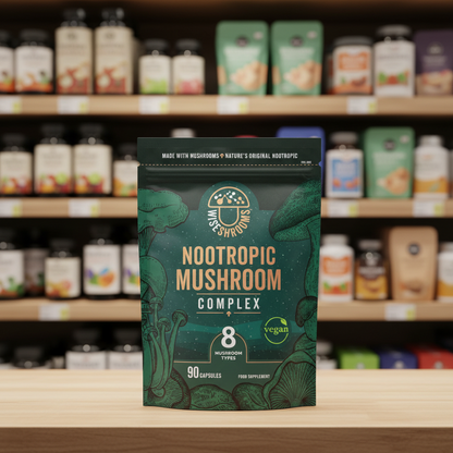 Wiseshrooms Nootropic Mushroom Complex - 90Caps