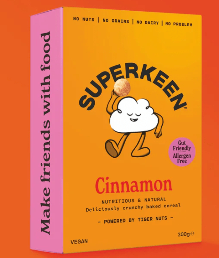 Superkeen Cinnamon Org Tiger Nut Cereal - 240g