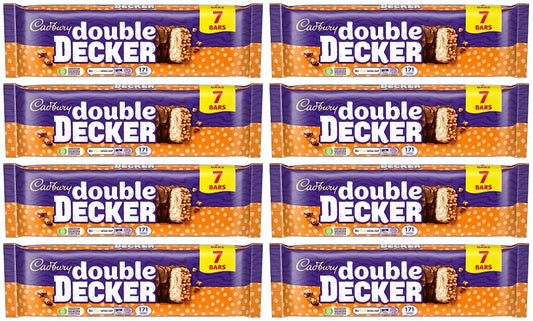 8 x Cadbury Double Decker Snacksize 7pk - 261GM