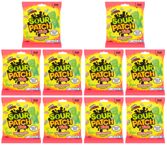 10 X Sour Patch Watermelon 130G