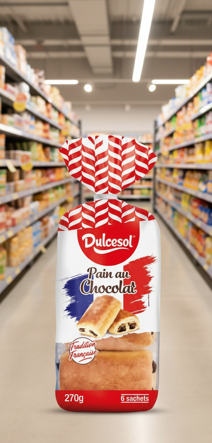 10 x Dulcesol Pain Au Chocolat 6 Pack - 270Gm