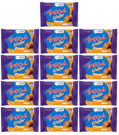 13 x Timeout Multipack Orange 6Pk - 121GM
