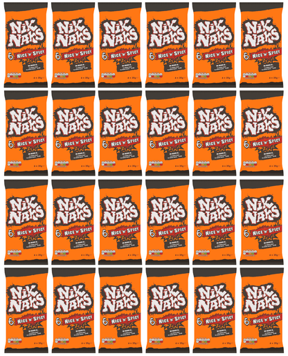 24 X Nik Naks Nice N Spicy 6Pk 6X20GM