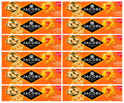 12 x Jacobs Cream Cracker - 300GM