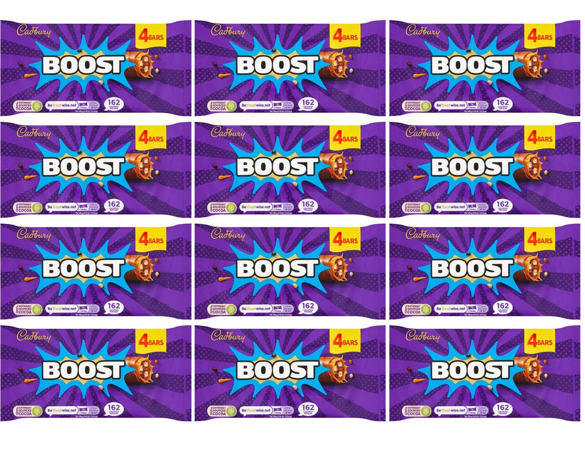 12 x Cadbury Boost Bar 4pk - 126GM