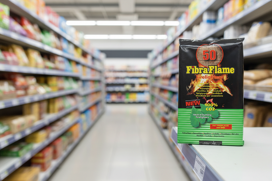 12 x Fibra Flame Eco Firelighters  - 56 PACK