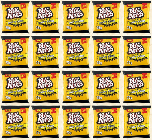 20 x Kp Nik Naks Tangy N Cheesy - 75GM