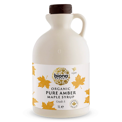 Biona Org Pure Maple Syrup Amber - 1ltr