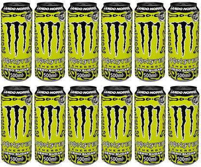12 x Monster Energy Lando Norris Zero - 500ML
