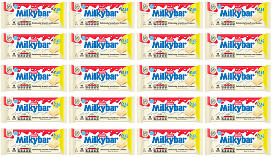 20 x Nestle Milkybar White Large Bar - 90GM