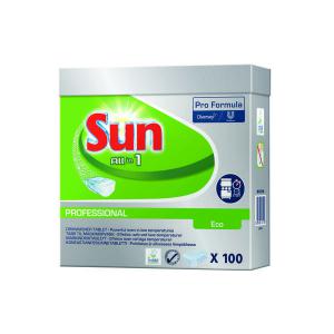 Sun All In 1 Eco Professional Dishwasher Tablet 100 X 18G (1.8Kg)