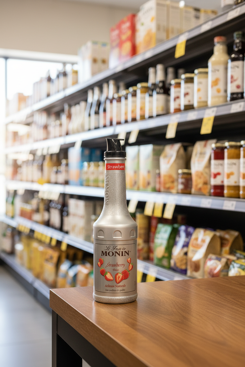 4 x Monin Strawberry 1L